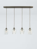 John Lewis Fulbrook 4 glass shade ceiling light - British product