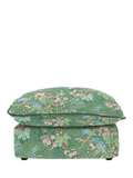 John Lewis Sophie Conran footstool Belleville Juniper velvet trim, UK version
