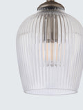 John Lewis Fulbrook clear glass ceiling spotlight, adjustable heads - British product