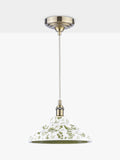 Joules pheasant print ceramic ceiling light light green, imported from the UK