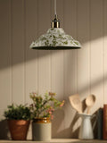 Joules pheasant print ceramic ceiling light light green, imported from the UK