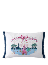 John Lewis Cath Kidston Ice Rink Scatter Cushion, Teal, 40 x 60cm- Buy online at McGrocer