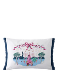 Cath Kidston teal scatter cushion 40x60cm (British brand)
