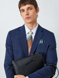 Paul Smith blue check silk pocket square - British product
