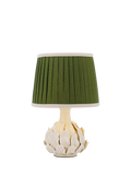 Joules Chatsworth small ceramic leaf table lamp natural cream, UK version