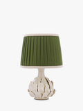 Joules Chatsworth small ceramic leaf table lamp natural cream, UK version