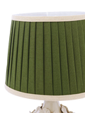 Joules Chatsworth small ceramic leaf table lamp natural cream, UK version