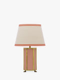 Joules Helmingham claw foot table lamp bright red, imported from the UK