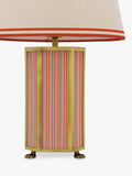 Joules Helmingham claw foot table lamp bright red, imported from the UK