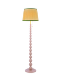 Joules Harewood floor lamp light pink pleated shade - British product