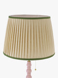 Joules Harewood floor lamp light pink pleated shade - British product