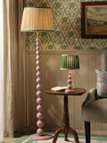 Joules Harewood floor lamp light pink pleated shade - British product