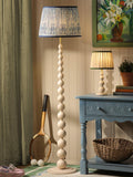 Joules Harewood floor lamp natural cream - British product