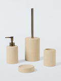 John Lewis stone effect bathroom tumbler 150ml natural (British brand)