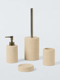 John Lewis stone effect soap dispenser natural 220ml, imported from the UK