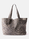 Mint Velvet leopard print denim tote bag - British product