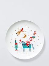John Lewis John Lewis Kids' Christmas Jester Elf Porcelain Plate, 20.3cm- Buy online at McGrocer