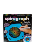 Spirograph doodle pad with LCD screen and stencil wheels (British brand)