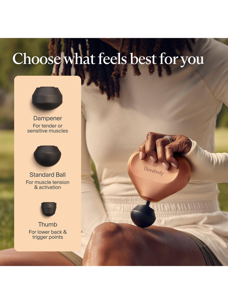 Therabody percussive massager Mini 3.0 (British brand)