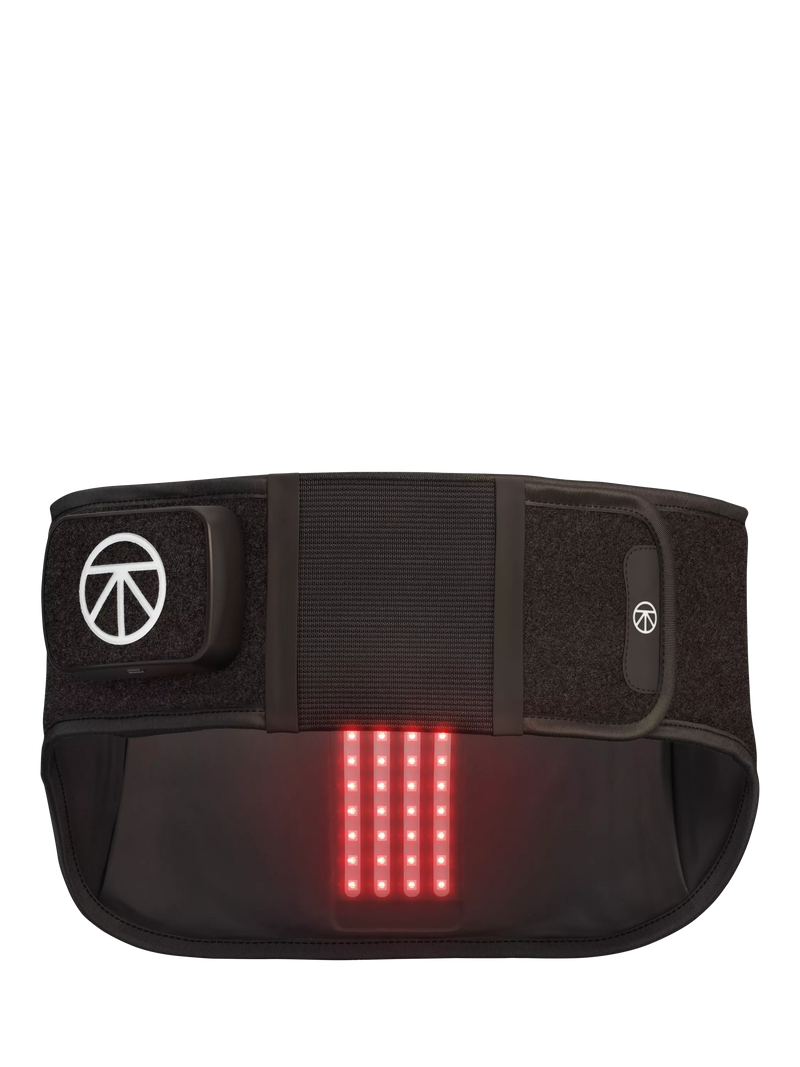Therabody ThermBack LED back pain therapy wrap, imported from the UK