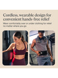 Therabody ThermBack LED back pain therapy wrap, imported from the UK