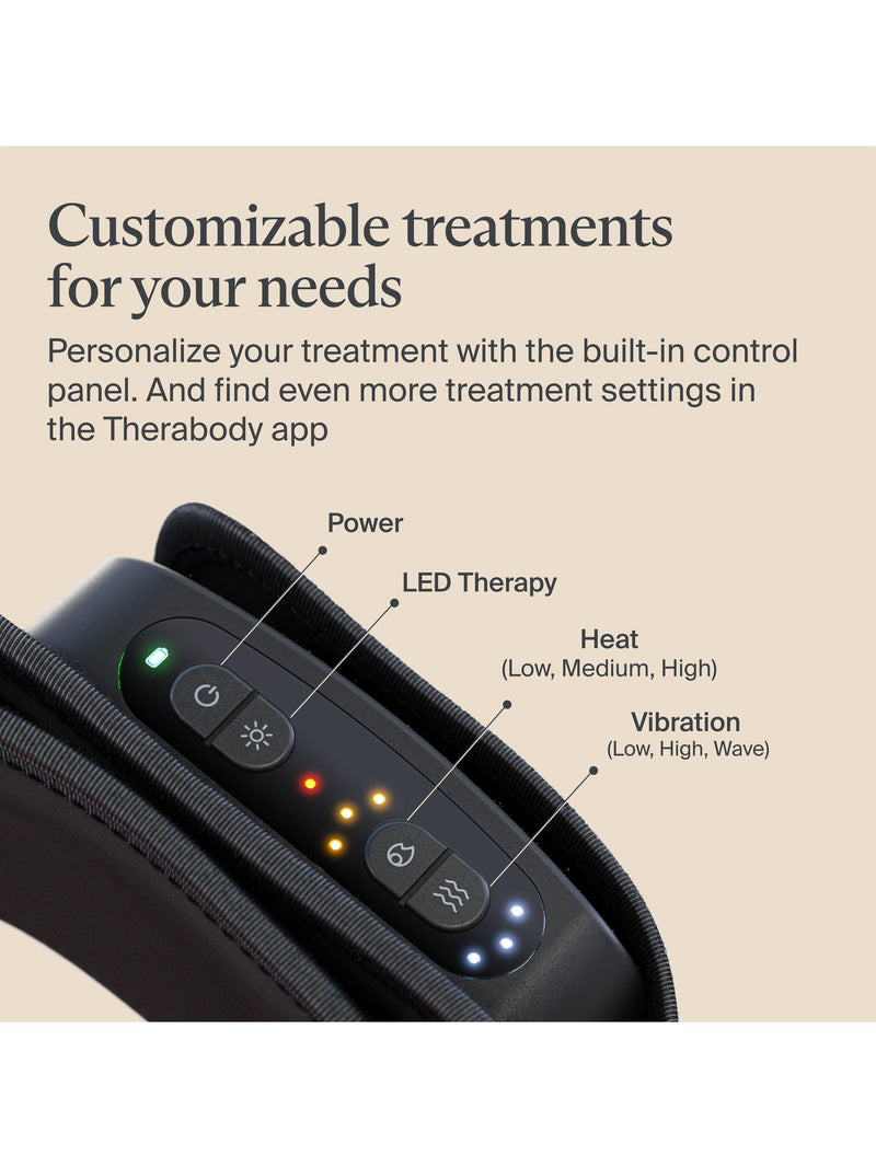 Therabody ThermBack LED back pain therapy wrap, imported from the UK
