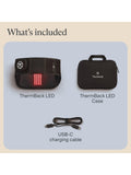 Therabody ThermBack LED back pain therapy wrap, imported from the UK