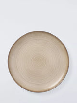 John Lewis John Lewis Farmhouse Stoneware Coupe Dinner Plate Sand 27cm- Buy online at McGrocer