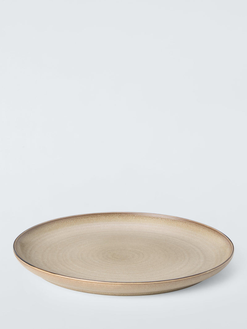 John Lewis stoneware coupe dinner plate in Sand, 27cm, UK version