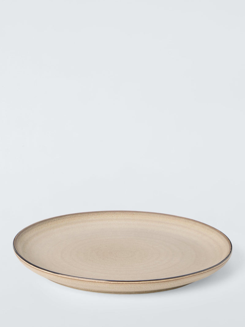 John Lewis stoneware coupe side plate, sand, 21.5cm, UK version