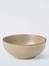 John Lewis John Lewis Farmhouse Stoneware Cereal Bowl Sand 16cm- Buy online at McGrocer