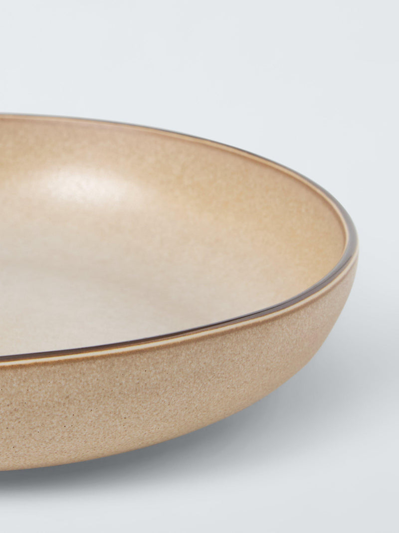 John Lewis farmhouse stoneware pasta bowl in sand 21cm, UK version