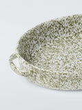 John Lewis green speckle glaze stoneware serving dish 1.8L - British product
