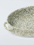John Lewis green speckle glaze stoneware serving dish 1.8L - British product
