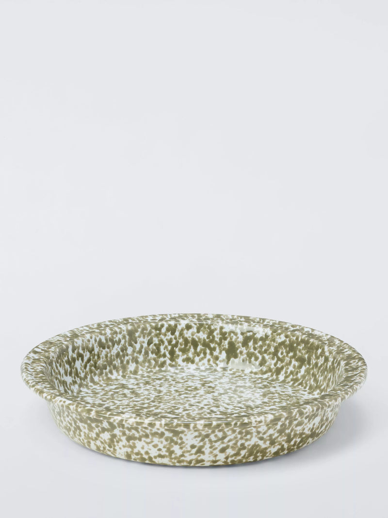 John Lewis speckle glaze stoneware serving dish 27.5cm - British product
