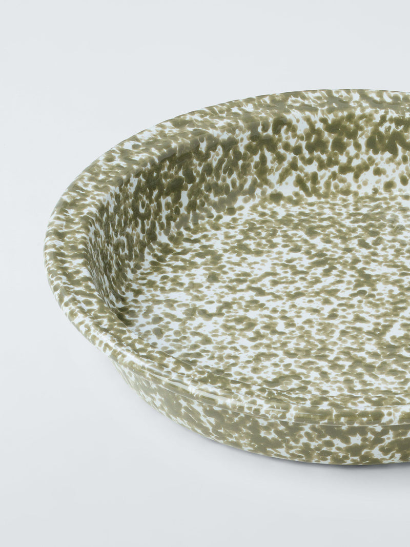 John Lewis speckle glaze stoneware serving dish 27.5cm - British product