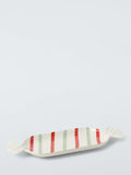 John Lewis striped stoneware sweet dish 35cm - British product