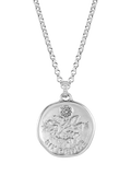 Dower & Hall Lucky Sixpence Talisman necklace 56cm - British product