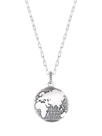 John Lewis Dower & Hall One World Talisman Silver Charm Necklace 28cm- Buy online at McGrocer