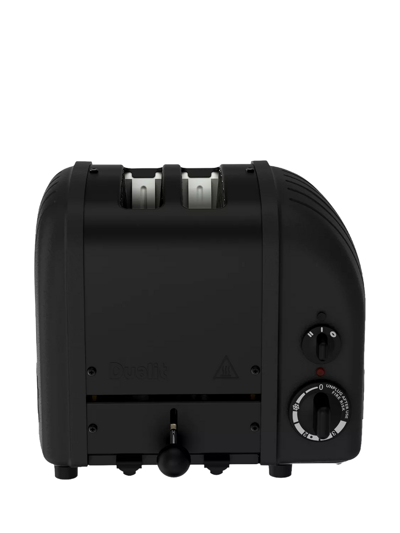 Dualit toaster Stealth Black 2 slice, imported from the UK