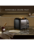 Dualit toaster Stealth Black 2 slice, imported from the UK