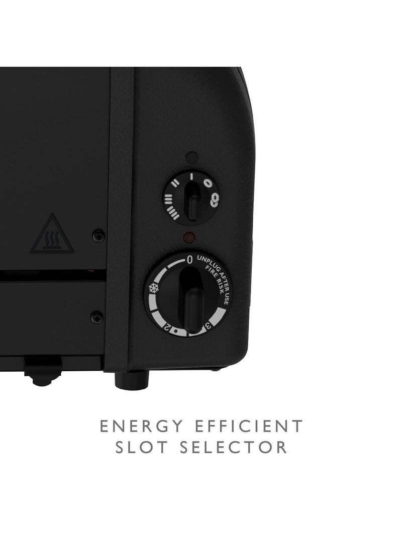 Dualit NewGen Stealth Black 4 slice toaster, UK version