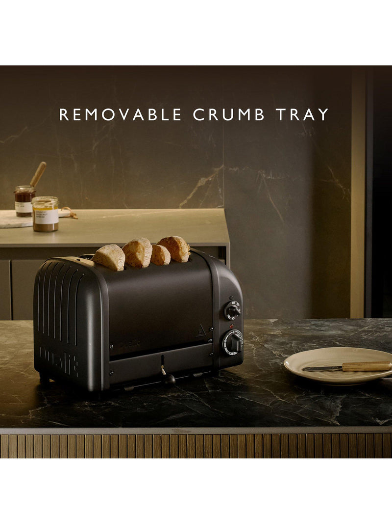 Dualit NewGen Stealth Black 4 slice toaster, UK version
