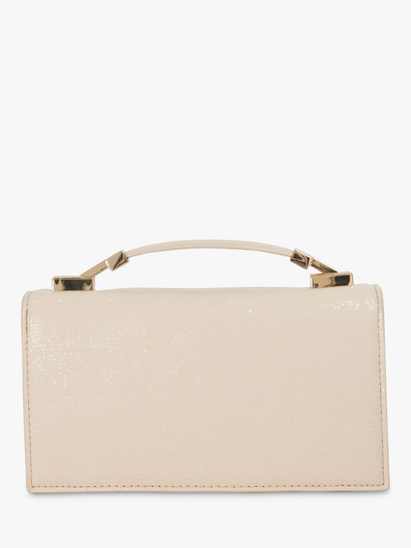 Dune London reptile effect crossbody bag with gold hardware - British product