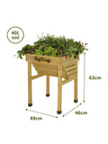 VegTrug kids outdoor natural planter 49cm, UK version