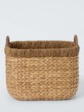 John Lewis natural bulrush storage basket with handles small, imported from the UK