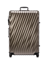 John Lewis TUMI 19 Degree Extended Trip 4 Wheel Expandable Suitcase Textured Gunmetal 77.5cm- Buy online at McGrocer
