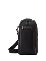 John Lewis TUMI Gregory Leather Sling Bag 12.5L Black Bombe- Buy online at McGrocer