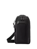 TUMI leather sling bag 12.5L Black Bombe (British brand)