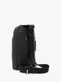 TUMI leather sling bag 12.5L Black Bombe (British brand)